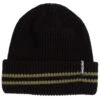 Santa Cruz Pit Long Shoreman Beanie - Black/OD Green