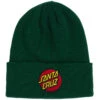 Santa Cruz Classic Dot Long Shoreman Beanie - Dark Green