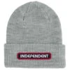 Independent B/C Groundwork Long Shoreman Beanie - Heather Grey