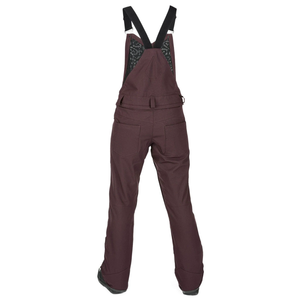 Volcom Womens Swift Bib Overall Snowboard Pants - Black Red 2 Volcom Womens Swift Bib Overall Snowboard Pants - Black Red - Image 2