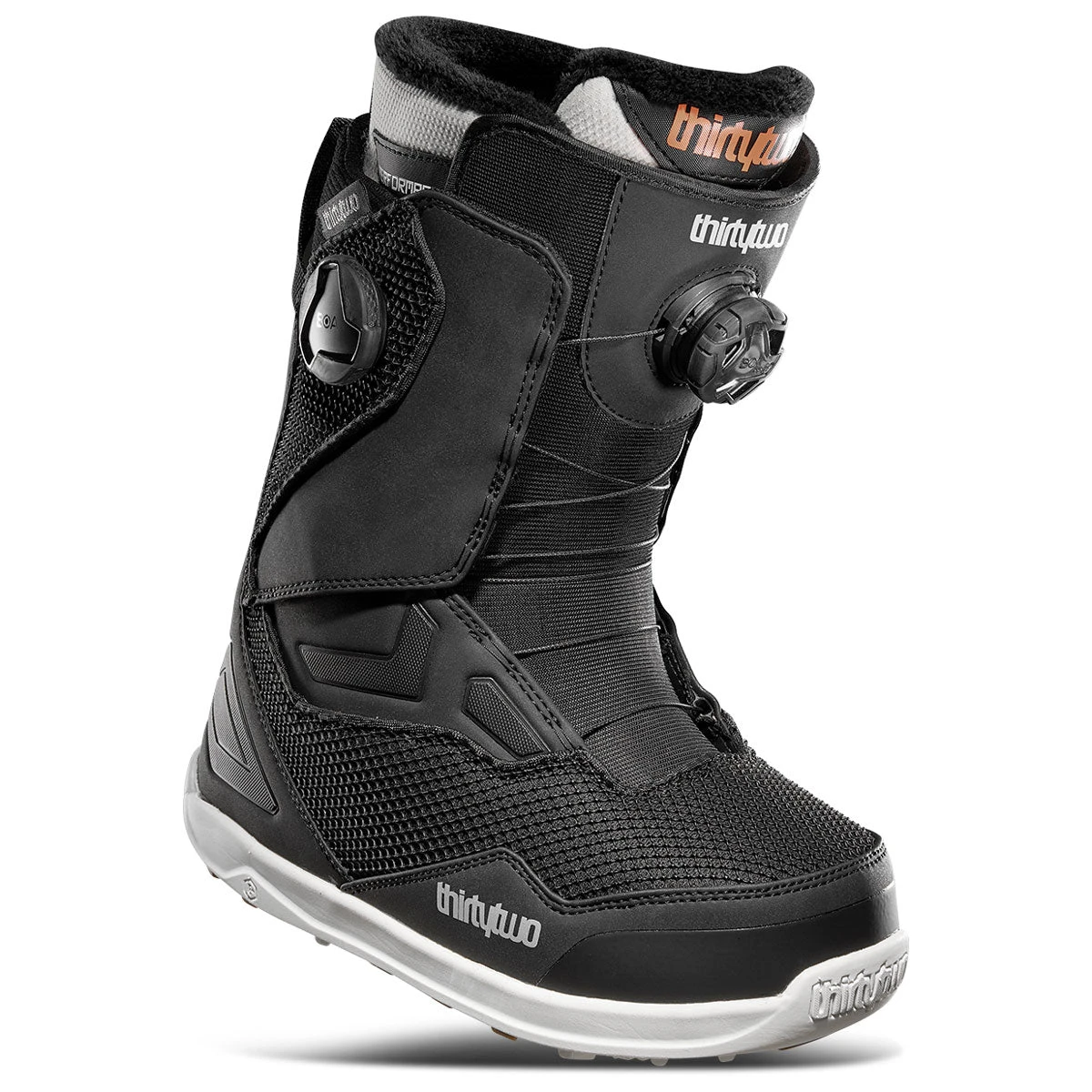 Thirty Two Womens Tm-2 Double Boa 2022 Snowboard Boots - Black/Silver 1 Thirty Two Womens Tm-2 Double Boa 2022 Snowboard Boots - Black/Silver