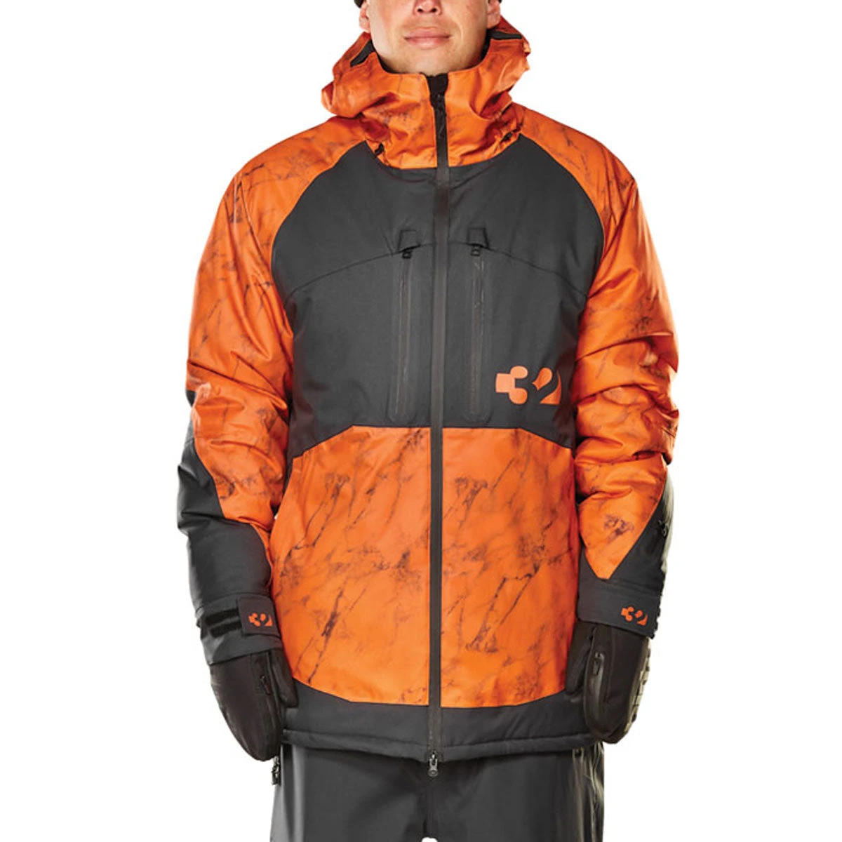 Thirty Two Lashed Insulated Snowboard Jacket - Orange 1 Thirty Two Lashed Insulated Snowboard Jacket - Orange