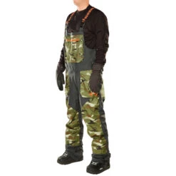 Thirty Two Basement Bib 2023 Snowboard Pants - Camo -Ski Equipment Store 194691275998 3