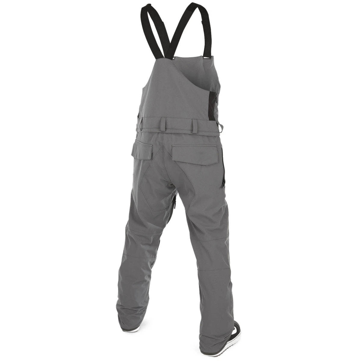 Volcom Roan Bib Overall Snowboard Pants - Dark Grey 2 Volcom Roan Bib Overall Snowboard Pants - Dark Grey - Image 2