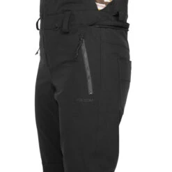 Volcom Womens Swifts Bib Overall Snowboard Pants - Black -Ski Equipment Store 196134096382 3
