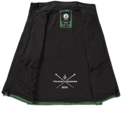 Volcom Utility Puff Vest Snowboard Jacket - Military -Ski Equipment Store 196134110804 4