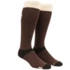 Volcom Synth Snowboard Socks - Brown - LG/XL