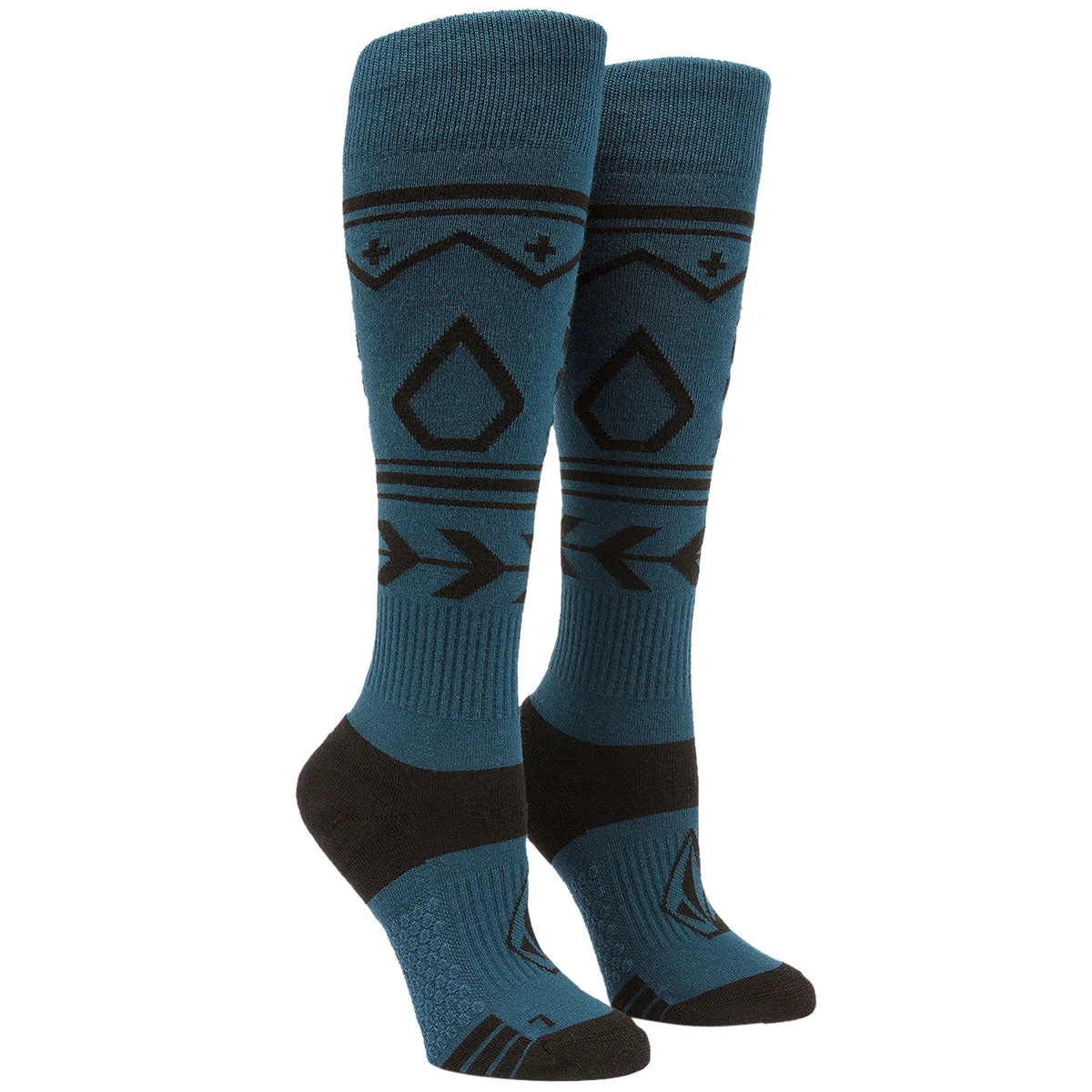 Volcom Womens Ttt Snowboard Socks - Storm Blue - XS/SM 1 Volcom Womens Ttt Snowboard Socks - Storm Blue - XS/SM