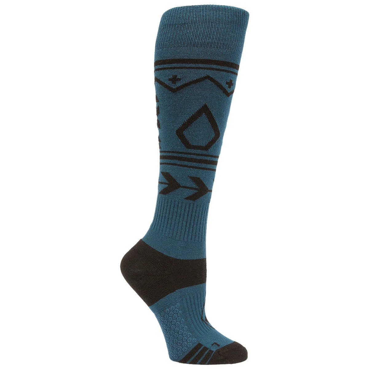 Volcom Womens Ttt Snowboard Socks - Storm Blue - XS/SM 3 Volcom Womens Ttt Snowboard Socks - Storm Blue - XS/SM - Image 3