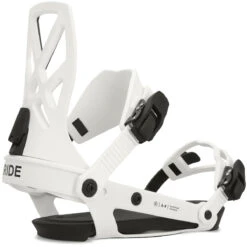 Ride A-4 2024 Snowboard Bindings - White