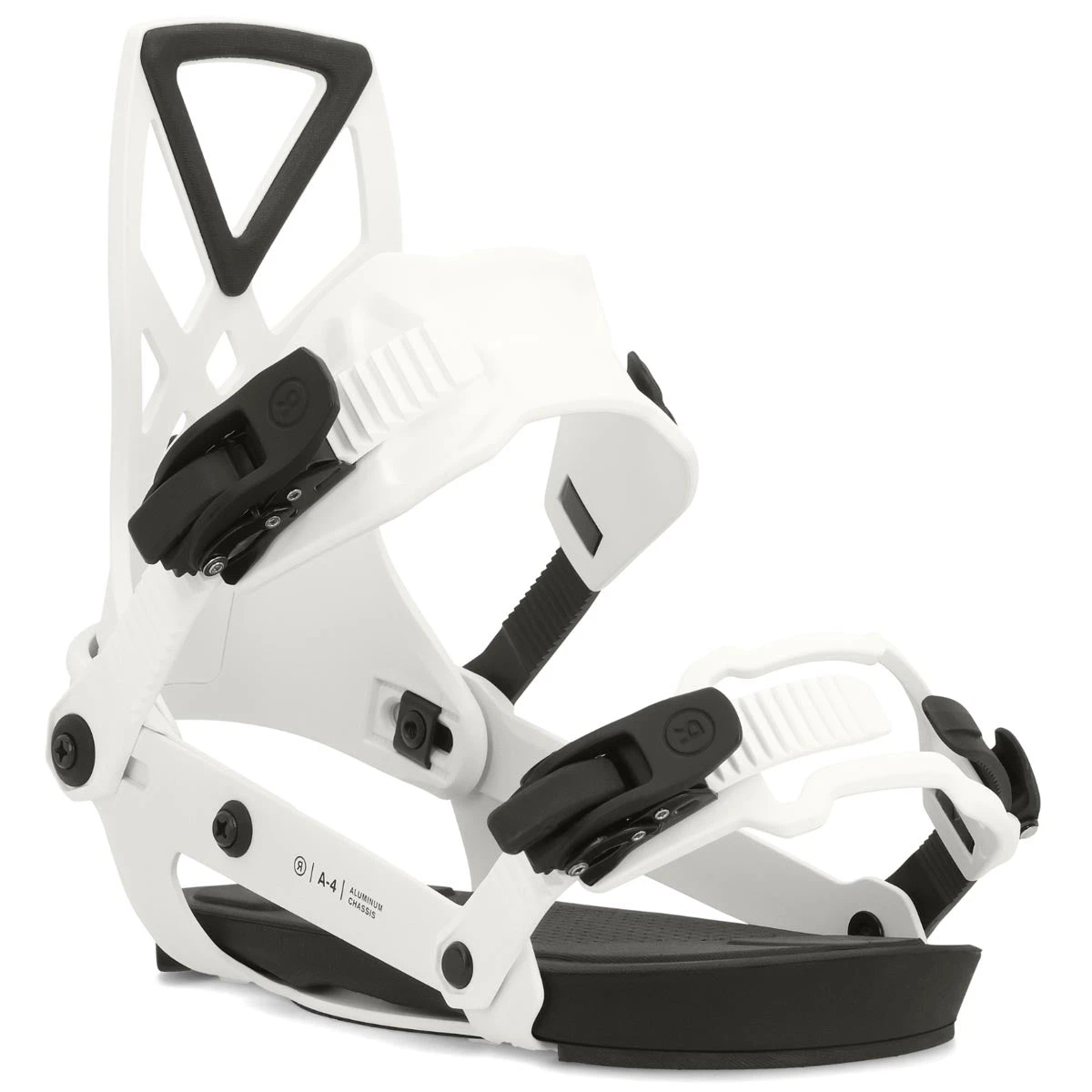 Ride A-4 2024 Snowboard Bindings - White 2 Ride A-4 2024 Snowboard Bindings - White - Image 2