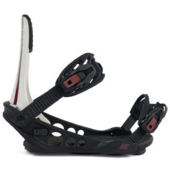 K2 Womens Meridian 2024 Snowboard Bindings - Black/White -Ski Equipment Store 196222123594 3