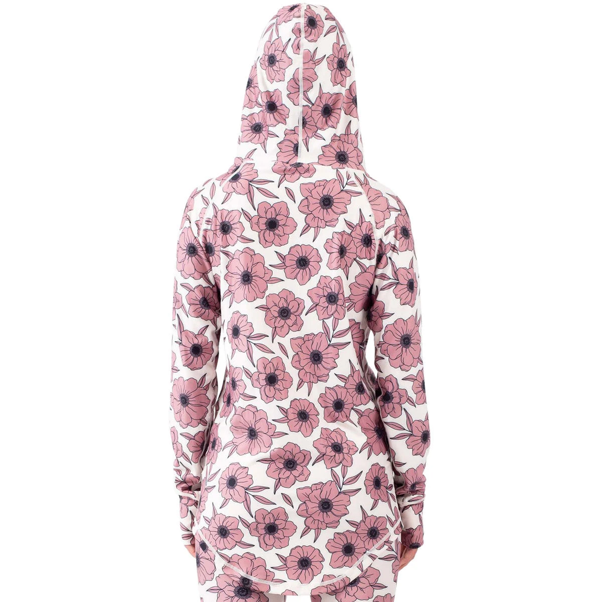 Eivy Icecold Hood Top Snowboard Base Layer - Wall Flowers 2 Eivy Icecold Hood Top Snowboard Base Layer - Wall Flowers - Image 2