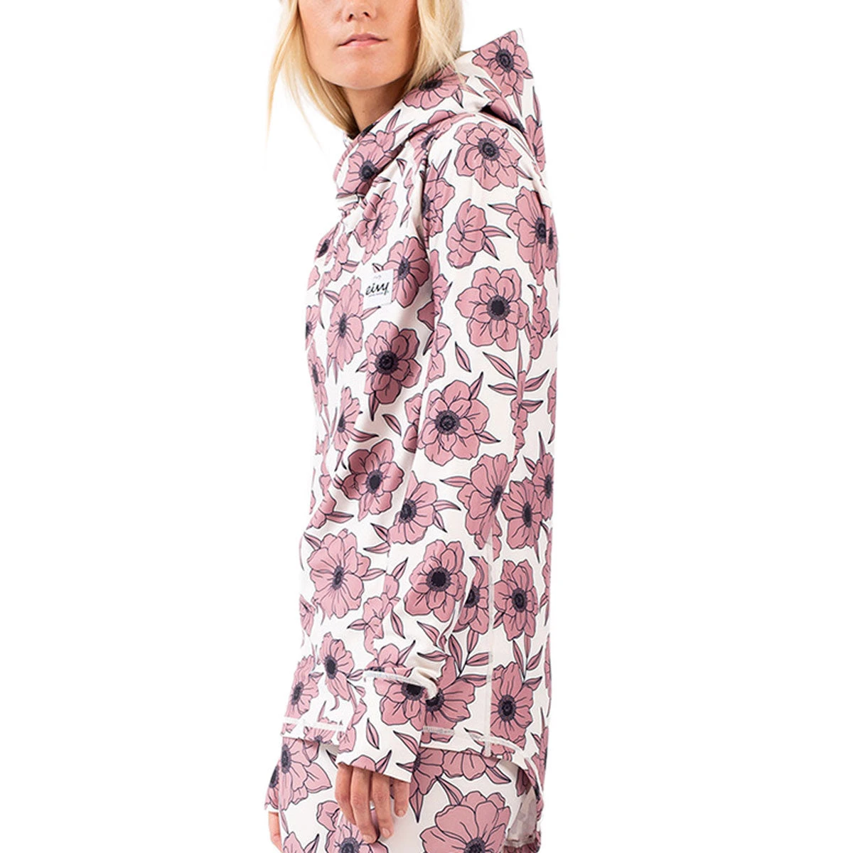 Eivy Icecold Hood Top Snowboard Base Layer - Wall Flowers 3 Eivy Icecold Hood Top Snowboard Base Layer - Wall Flowers - Image 3