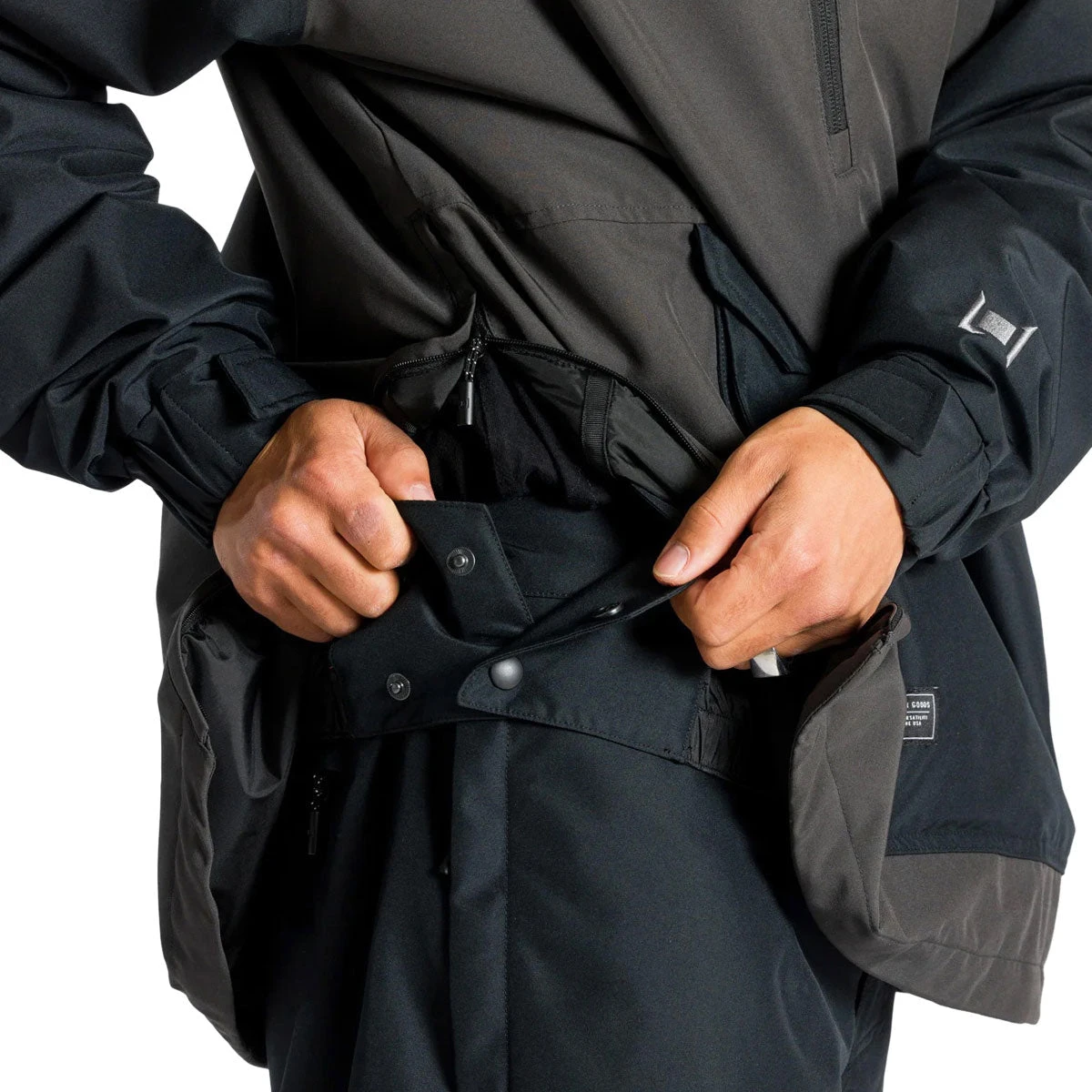 L1 Lowry 2023 Snowboard Jacket - Phantom/Black 2 L1 Lowry 2023 Snowboard Jacket - Phantom/Black - Image 2