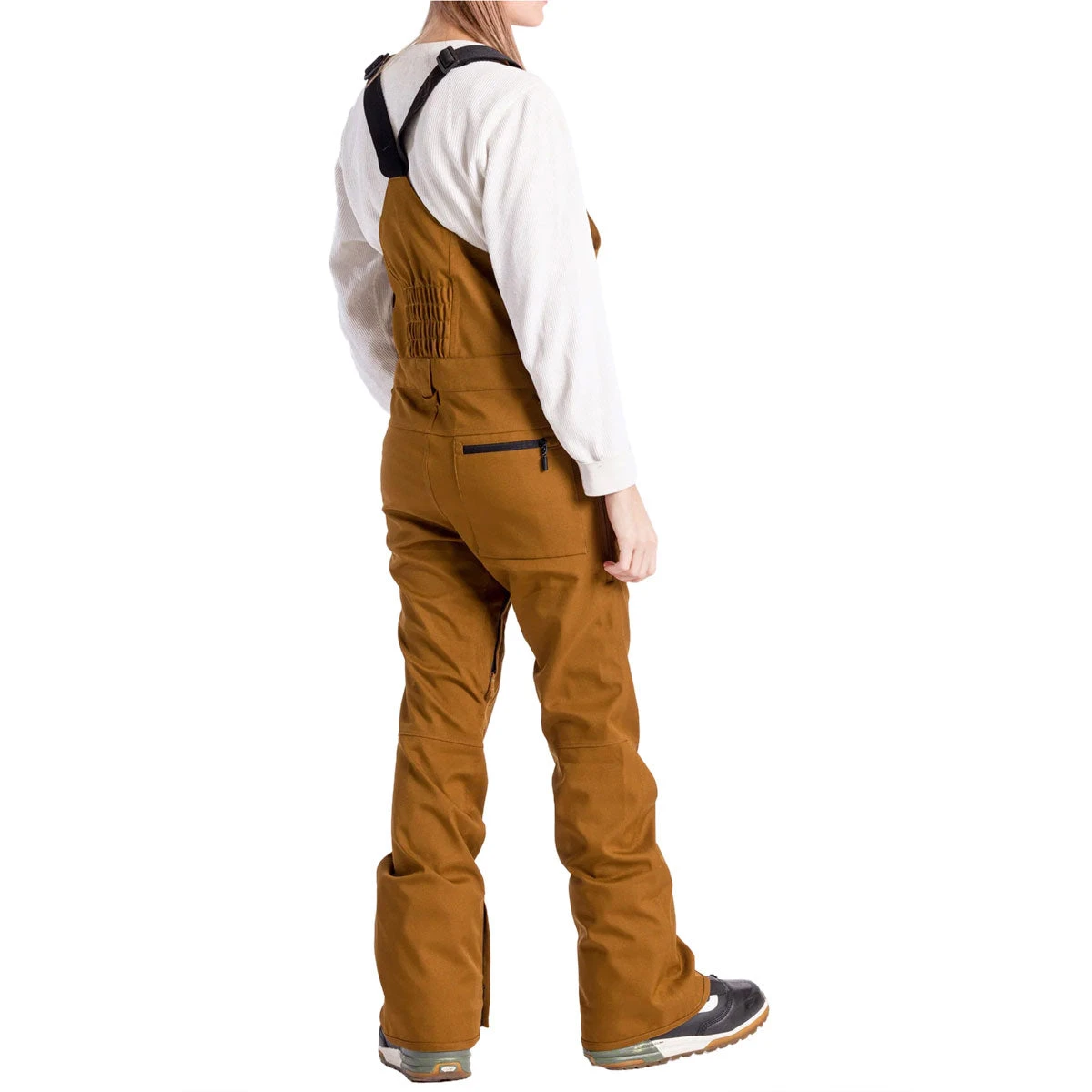 L1 Womens Loretta Overall 2023 Snowboard Pants - Amber 2 L1 Womens Loretta Overall 2023 Snowboard Pants - Amber - Image 2