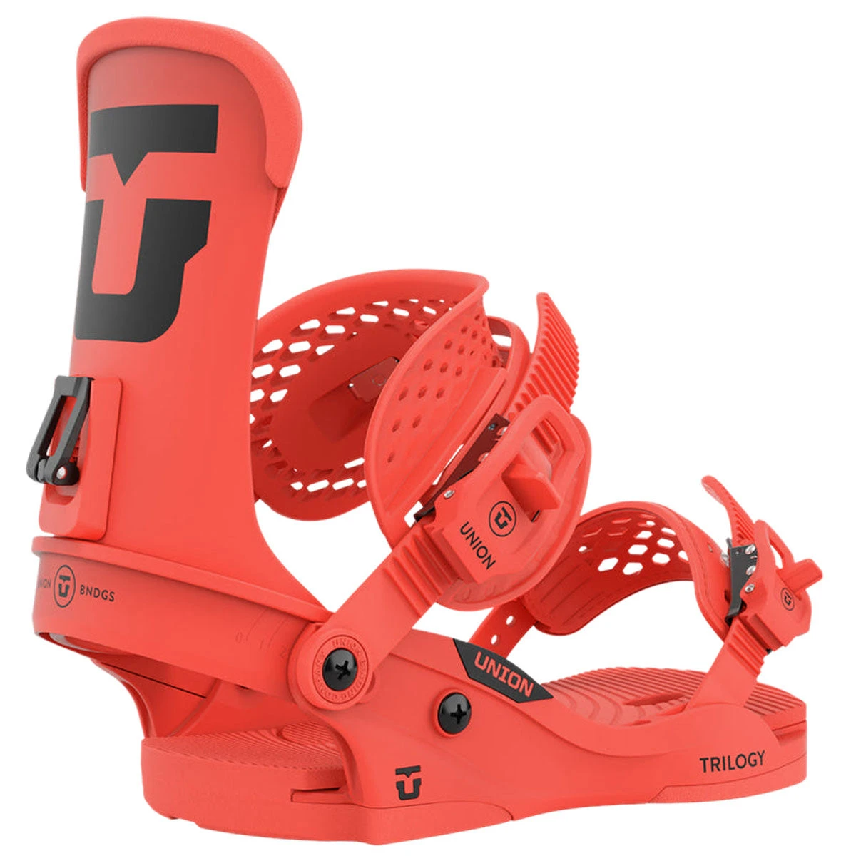 Union Womens Trilogy 2023 Snowboard Bindings - Coral 1 Union Womens Trilogy 2023 Snowboard Bindings - Coral