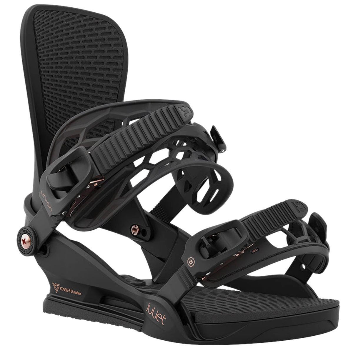 Union Womens Juliet 2023 Snowboard Bindings - Black 2 Union Womens Juliet 2023 Snowboard Bindings - Black - Image 2