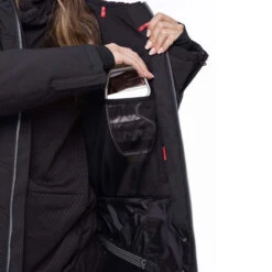 686 Womens Cloud Insulated Snowboard Jacket - Black Geo Jacquard -Ski Equipment Store 883510529830 4