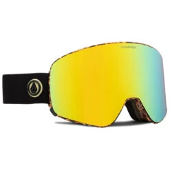 Volcom Odyssey Snowboard Goggles - Giraffe/Black/Gold Chrome -Ski Equipment Store 884932380320 3