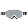 Volcom Footprints Snowboard Goggles - White Rerun/Silver Chrome