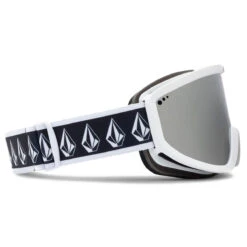 Volcom Footprints Snowboard Goggles - White Rerun/Silver Chrome -Ski Equipment Store 884932380597 2