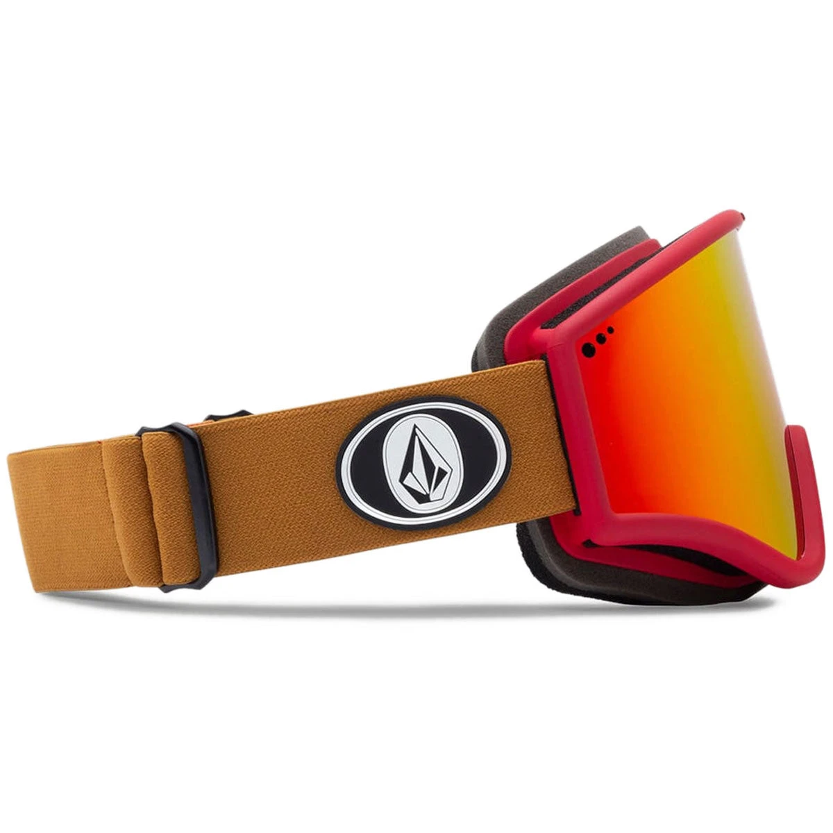 Volcom Yae Snowboard Goggles - Red/Charamel/Red Chrome 2 Volcom Yae Snowboard Goggles - Red/Charamel/Red Chrome - Image 2