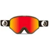 Volcom Yae Snowboard Goggles - Gloss Black/Red Chrome