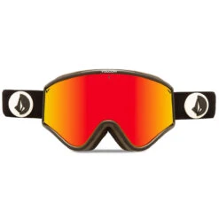 Volcom Yae Snowboard Goggles - Gloss Black/Red Chrome