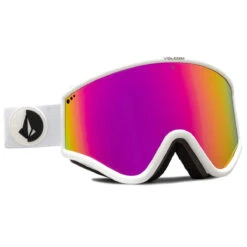 Volcom Yae Snowboard Goggles - Matte White/Pink Chrome -Ski Equipment Store 884932381501 3
