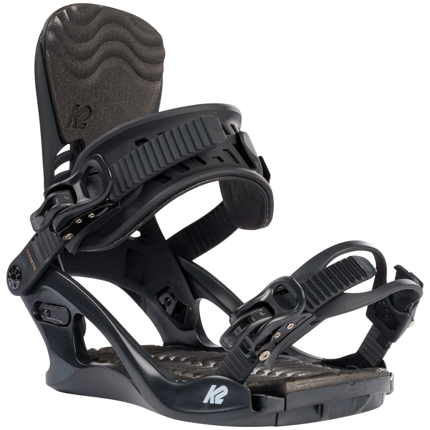 K2 Cassette 2023 Snowboard Bindings - Black 1 K2 Cassette 2023 Snowboard Bindings - Black
