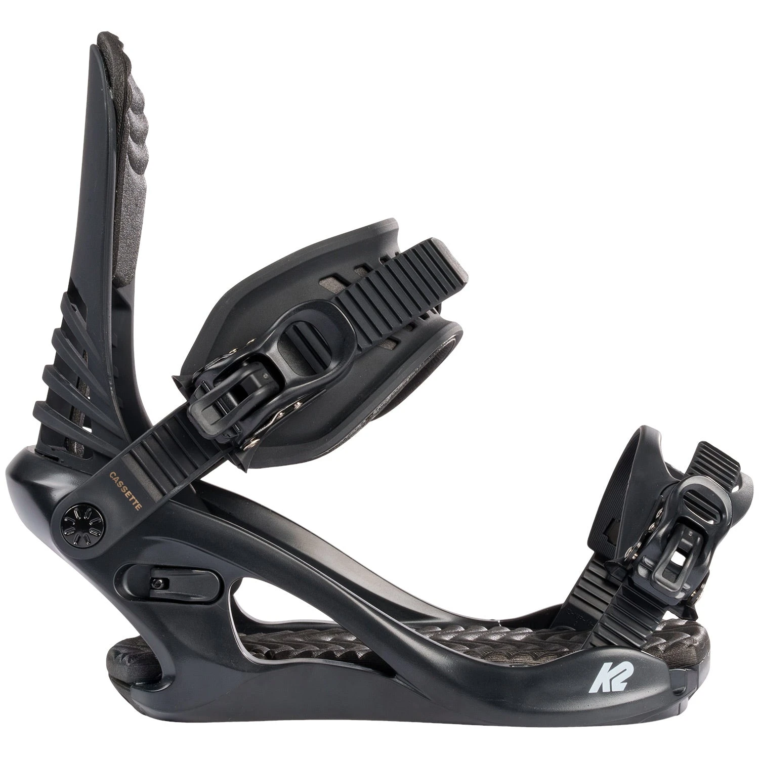 K2 Cassette 2023 Snowboard Bindings - Black 2 K2 Cassette 2023 Snowboard Bindings - Black - Image 2