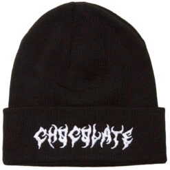 Chocolate Death Beanie - Black/White