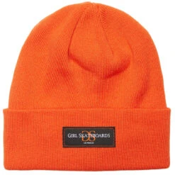 Girl Gsla Patch Beanie - Neon Orange