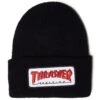 Thrasher Outline Patch Beanie - Black