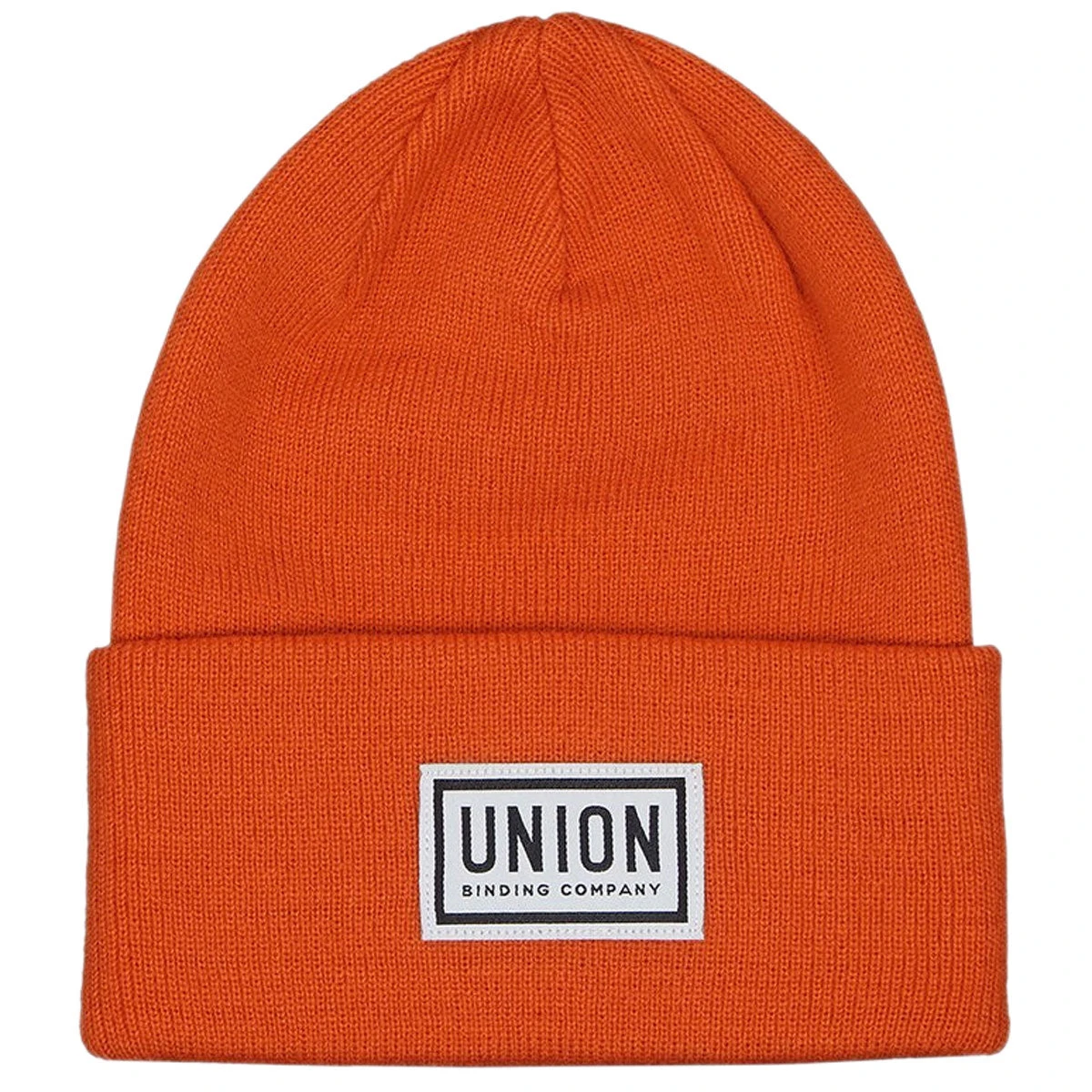 Union High Cuff Logo Beanie - Orange 1 Union High Cuff Logo Beanie - Orange