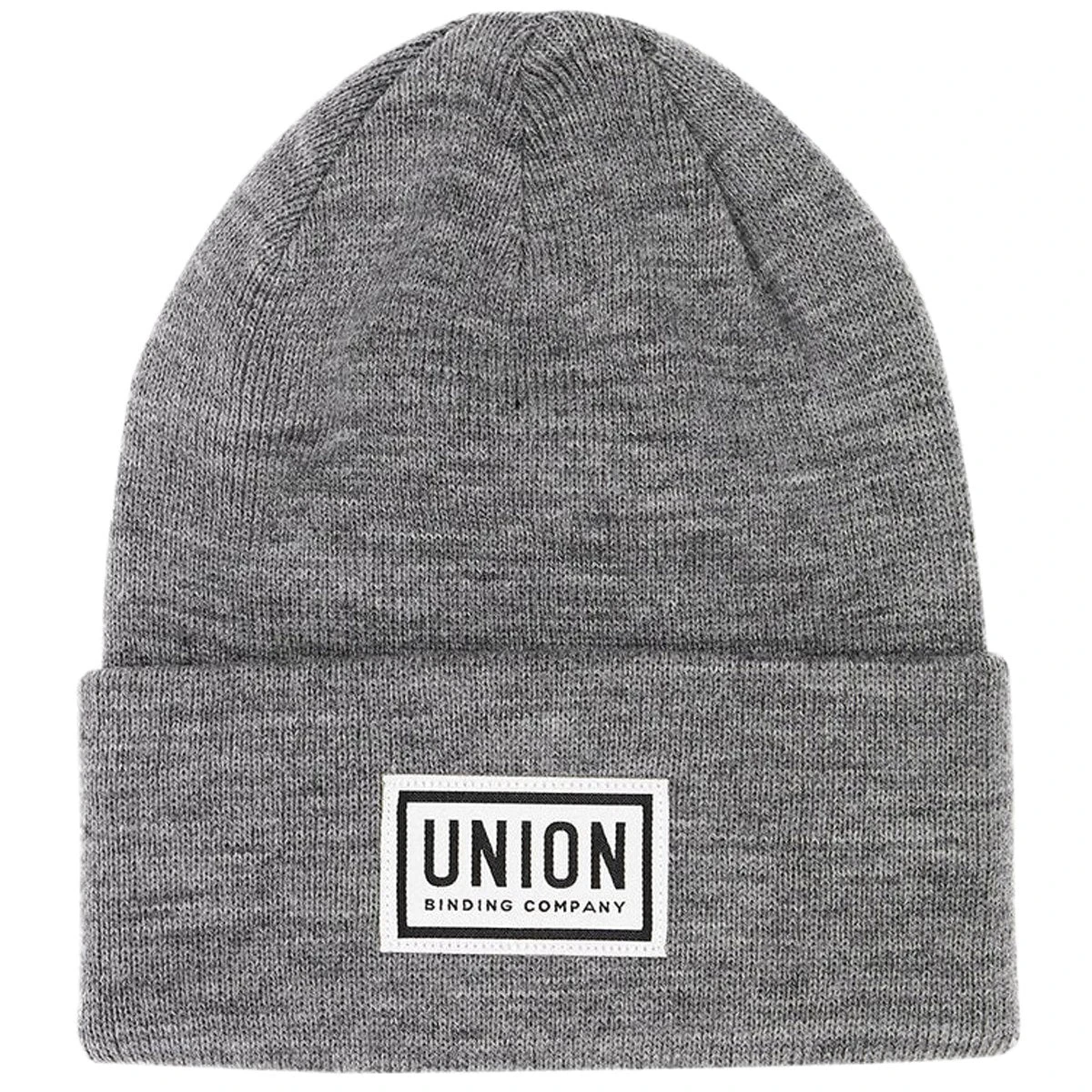 Union High Cuff Logo Beanie - Grey 1 Union High Cuff Logo Beanie - Grey