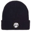 Zero Single Skull Patch Beanie - Navy